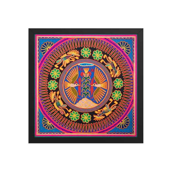 Huichol Yarn Painting Print • L - 120 - Huichol Arts