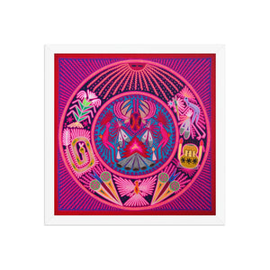 Huichol Yarn Painting Print • L - 121 - Huichol Arts