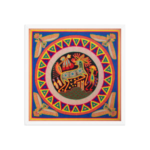 Huichol Yarn Painting Print • L - 123 - Huichol Arts