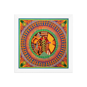 Huichol Yarn Painting Print • L - 125 - Huichol Arts