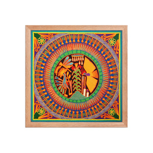 Huichol Yarn Painting Print • L - 125 - Huichol Arts