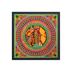 Huichol Yarn Painting Print • L - 125 - Huichol Arts