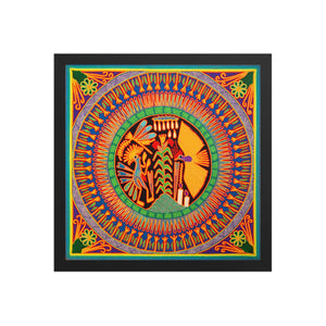 Huichol Yarn Painting Print • L - 125 - Huichol Arts
