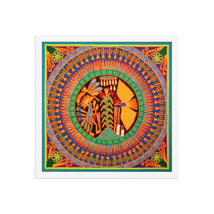 Huichol Yarn Painting Print • L - 125 - Huichol Arts
