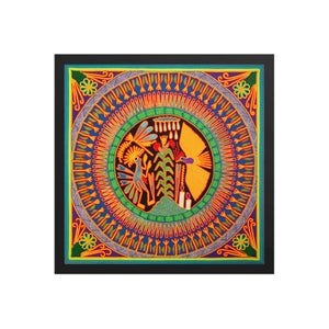 Huichol Yarn Painting Print • L - 125 - Huichol Arts