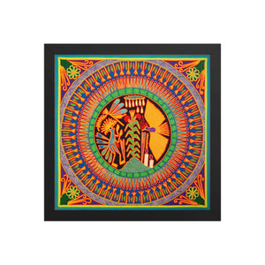 Huichol Yarn Painting Print • L - 125 - Huichol Arts