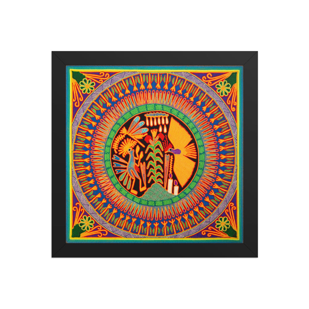 Huichol Yarn Painting Print • L - 125 - Huichol Arts