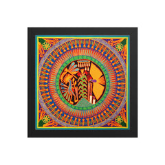 Huichol Yarn Painting Print • L - 125 - Huichol Arts