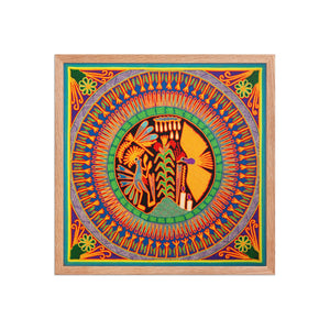 Huichol Yarn Painting Print • L - 125 - Huichol Arts