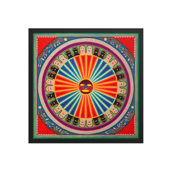 Huichol Yarn Painting Print • L - 126 - Huichol Arts