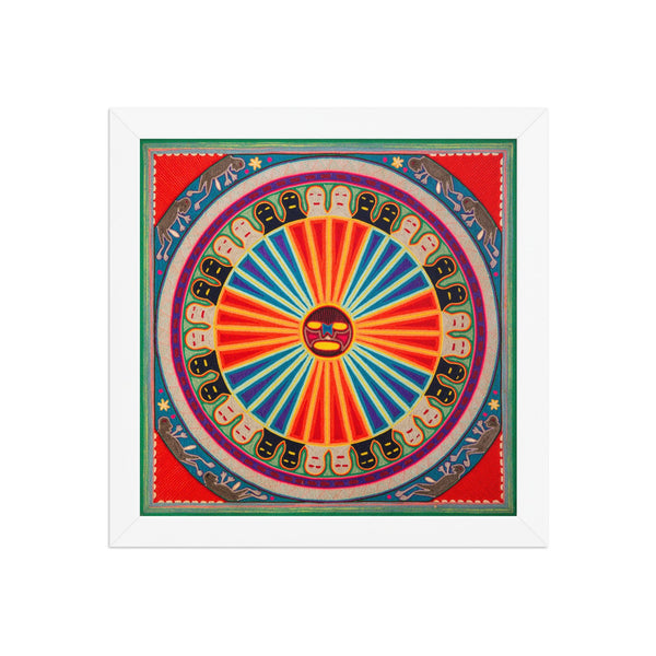 Huichol Yarn Painting Print • L - 126 - Huichol Arts