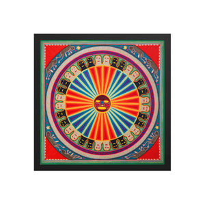 Huichol Yarn Painting Print • L - 126 - Huichol Arts