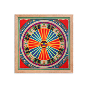Huichol Yarn Painting Print • L - 126 - Huichol Arts