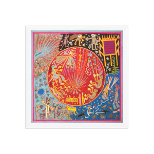 Huichol Yarn Painting Print • L - 129 - Huichol Arts