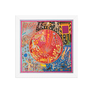Huichol Yarn Painting Print • L - 129 - Huichol Arts