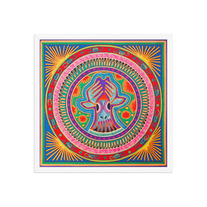 Huichol Yarn Painting Print • L - 131 - Huichol Arts