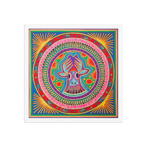 Huichol Yarn Painting Print • L - 131 - Huichol Arts