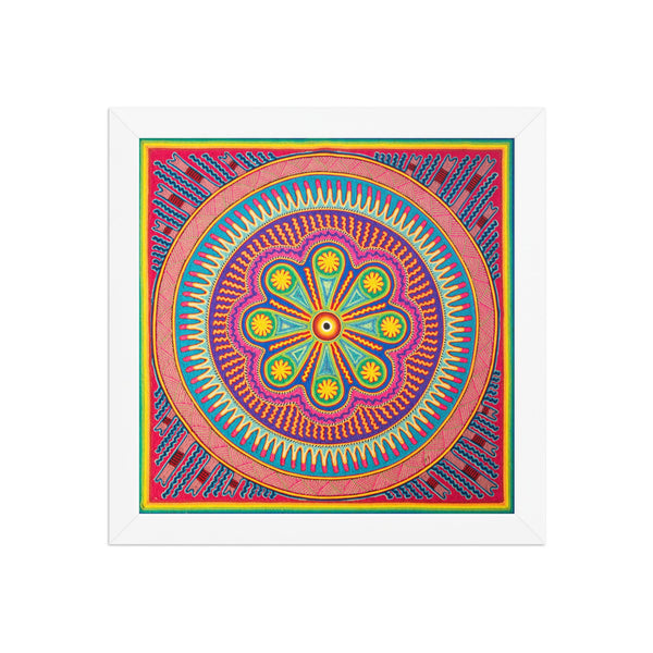 Huichol Yarn Painting Print • L - 133 - Huichol Arts