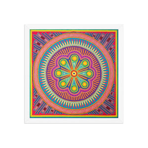 Huichol Yarn Painting Print • L - 133 - Huichol Arts
