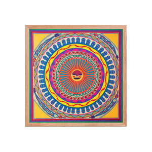 Huichol Yarn Painting Print • L - 134 - Huichol Arts