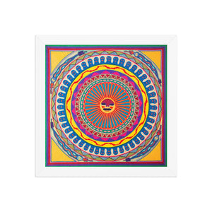 Huichol Yarn Painting Print • L - 134 - Huichol Arts