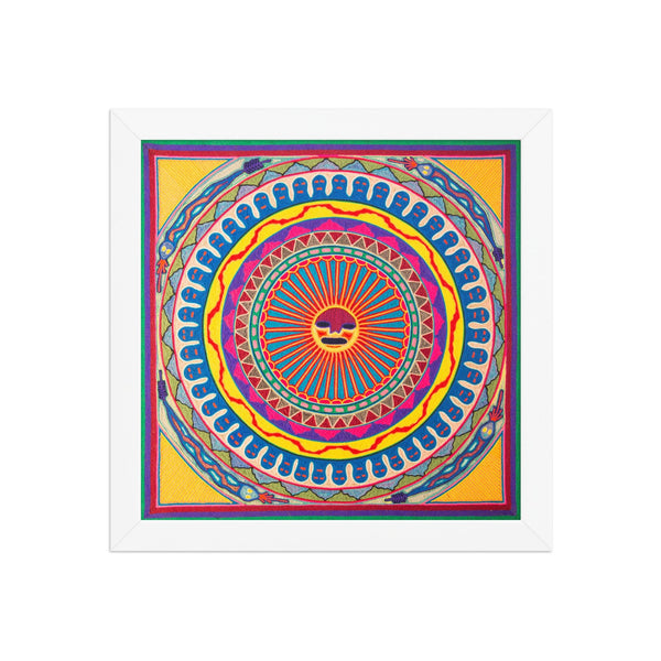 Huichol Yarn Painting Print • L - 134 - Huichol Arts