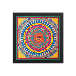 Huichol Yarn Painting Print • L - 134 - Huichol Arts