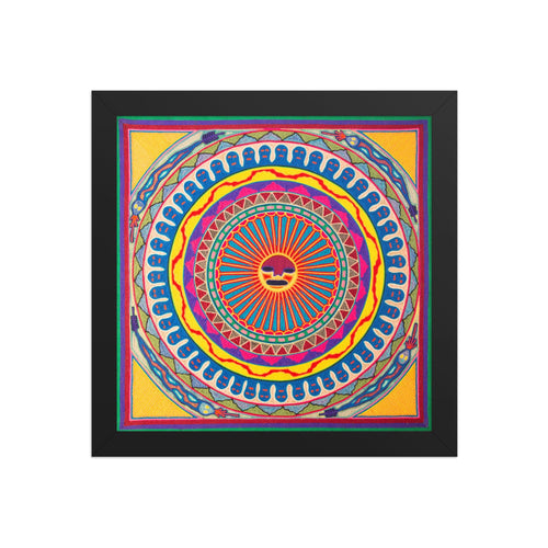 Huichol Yarn Painting Print • L - 134 - Huichol Arts