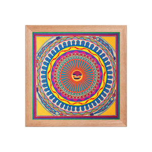 Huichol Yarn Painting Print • L - 134 - Huichol Arts