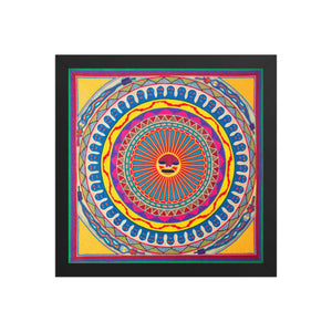 Huichol Yarn Painting Print • L - 134 - Huichol Arts