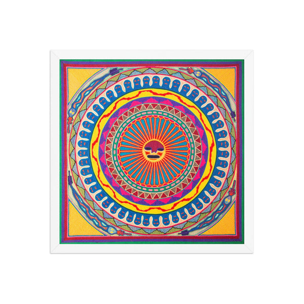 Huichol Yarn Painting Print • L - 134 - Huichol Arts