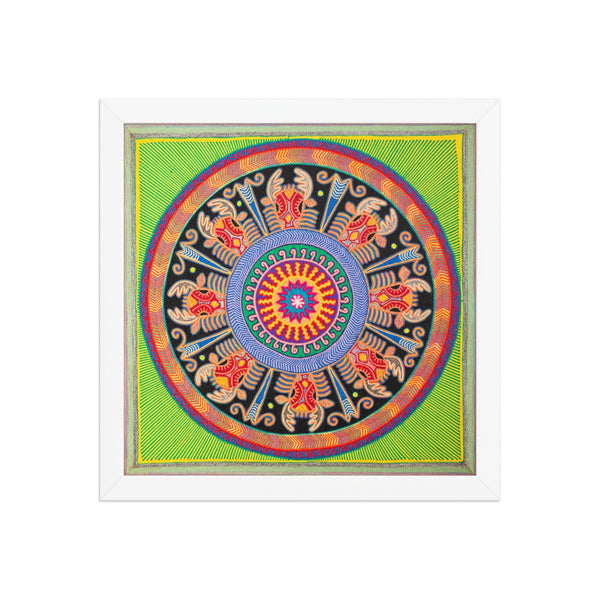 Huichol Yarn Painting Print • L - 135 - Huichol Arts