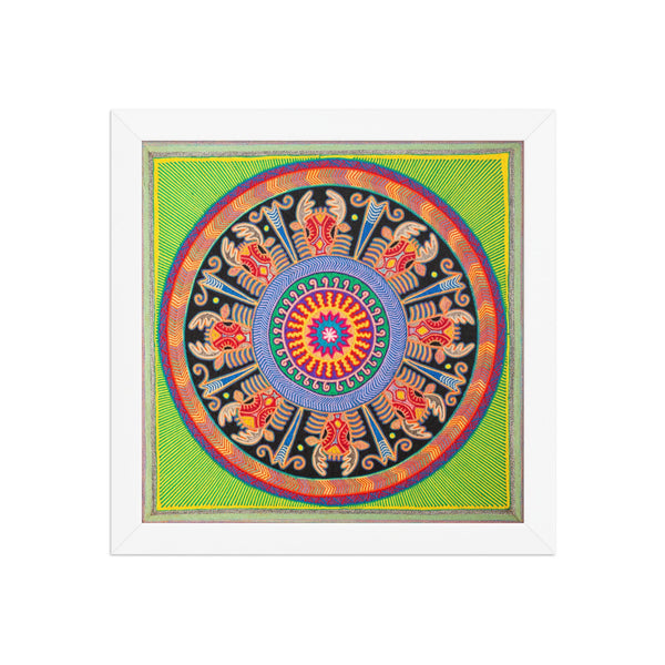 Huichol Yarn Painting Print • L - 135 - Huichol Arts