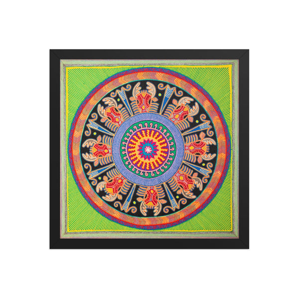Huichol Yarn Painting Print • L - 135 - Huichol Arts