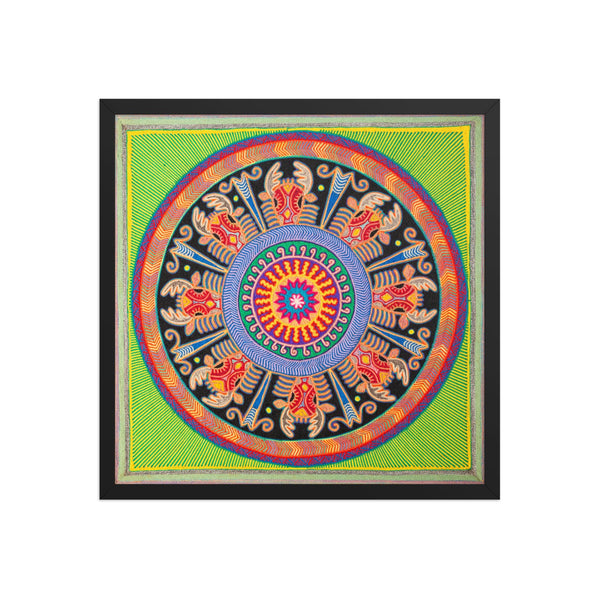 Huichol Yarn Painting Print • L - 135 - Huichol Arts