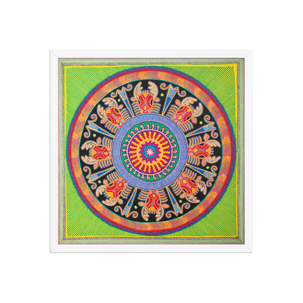 Huichol Yarn Painting Print • L - 135 - Huichol Arts