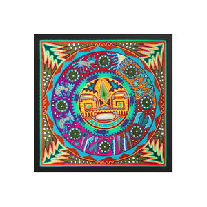 Huichol Yarn Painting Print • L - 136 - Huichol Arts