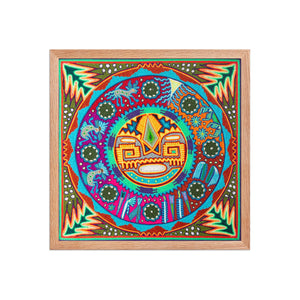 Huichol Yarn Painting Print • L - 136 - Huichol Arts