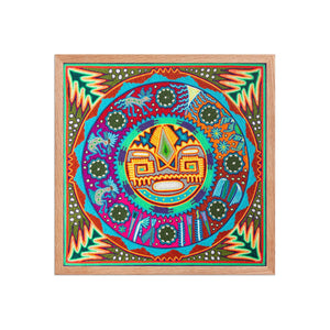 Huichol Yarn Painting Print • L - 136 - Huichol Arts