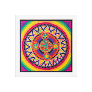Huichol Yarn Painting Print • L - 137 - Huichol Arts