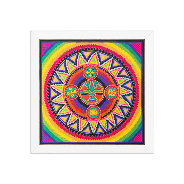 Huichol Yarn Painting Print • L - 137 - Huichol Arts