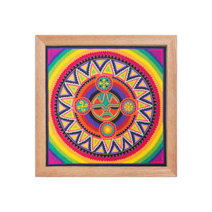 Huichol Yarn Painting Print • L - 137 - Huichol Arts