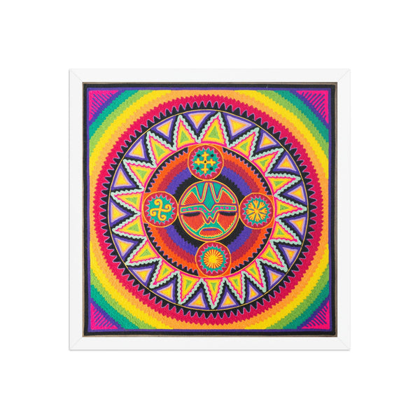 Huichol Yarn Painting Print • L - 137 - Huichol Arts