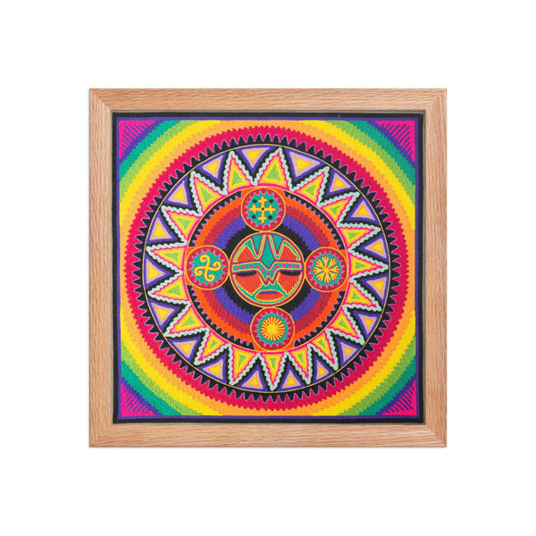 Huichol Yarn Painting Print • L - 137 - Huichol Arts