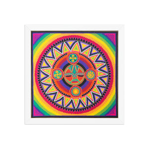 Huichol Yarn Painting Print • L - 137 - Huichol Arts