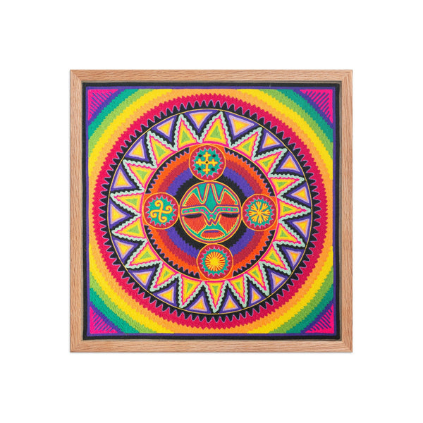 Huichol Yarn Painting Print • L - 137 - Huichol Arts
