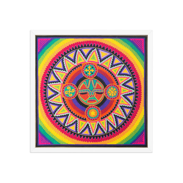 Huichol Yarn Painting Print • L - 137 - Huichol Arts