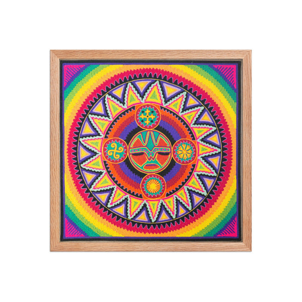 Huichol Yarn Painting Print • L - 137 - Huichol Arts
