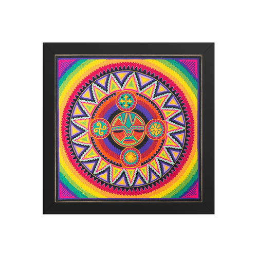 Huichol Yarn Painting Print • L - 137 - Huichol Arts