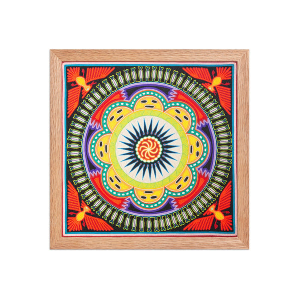 Huichol Yarn Painting Print • L - 138 - Huichol Arts